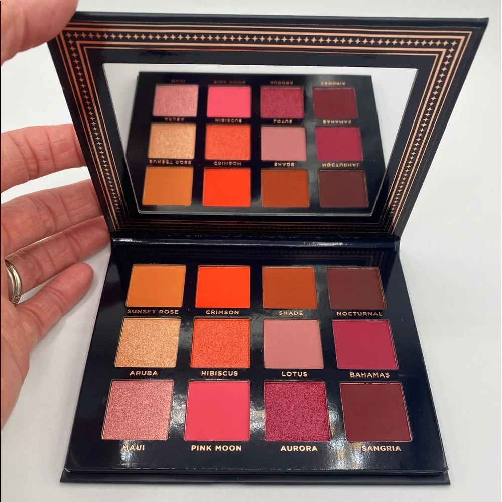 Ace Beaute | Eyeshadow | Scarlet Dusk | 12-Color Eyeshadow Palette New